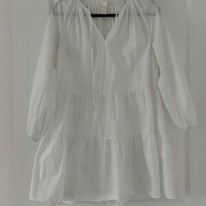 H&M White Mini Dress